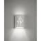 Luxury Lighting Mirage Flats 8.5 in Ceramic Outdoor Wall Light, Palm Tree Cutouts, Paintable White Bisque Finish 100-22B-W-u/d-7-17 - alternate 1