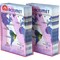 Acrimet Magazine File Holder Vertical Rack, Durable Plastic Desk Organizer, Clear Pink, 2PK 277.8 - alternate 3
