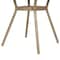 Flash Furniture Lourdes French Bistro 31.5in. Tbl, Natural/White PE Rattan, Glass Top, Bamboo Print Aluminum Frame SDA-AD641012-80-NATWH-LTNAT-GG - alternate 4