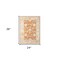 Homeroots 2' X 3' Blue and Orange Floral Stain Resistant Indoor Outdoor Area Rug 531500 - alternate 3