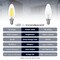 Luxrite 8W LED Candelabra Bulb, 75W Equivalent, E12 Base, 1000 Lumens, 4000K Cool White, Dimmable, 16PK LR21713 - alternate 3