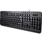 Adesso Spill-Resistant Multimedia Desktop Keyboard (USB) AKB-132UB - alternate 1