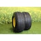 Antego 15 x 6-6 in Lawn Mower Tire & Wheel, 4 Ply, John Deere Yellow, 2 PK A6450060304156006 - alternate 2