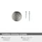 Amerock Era 1-1/4 inch (32mm) Diameter Satin Nickel Cabinet Knob, 25PK 25VMP36907G10 - alternate 3