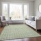 Homeroots 9' X 12' Sage And Ivory Geometric Washable Indoor Outdoor Area Rug 614717 - alternate 3