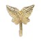 Homeroots 5" Gold Cast Iron Butterfly Wall Hook 612076 - alternate 3