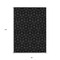 Homeroots 8' X 10' Black And Ivory Geometric Washable Indoor Outdoor Area Rug 596719 - alternate 7