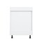 Cambridge Radiance 18in W x 24in Dx 34.50in H Ready to Assemble Slab Drawer Base Kitchen Cabinet in Matte Grey SA-DB18-MG-KIT - alternate 3