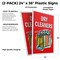 Signmission Dry Cleaners, Plastic Signs Only 24 Inch x 36 Inch, Corrugated Plastic, 2PK CSB-2436-2PACK-Dry Cleaners - alternate 2