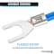 Kable Kontrol Non Insulated Copper Butted Seam Spade Terminal, 12-10 AWG, Stud Size # 10, 100 Pcs, 100PK STNI-1210-10 - alternate 3