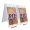 Signmission Fresh Baked Pie, A-Frame & 2 Decals Installed, Heavy-Duty Plastic Frame SBHD-D-2436-Fresh Baked Pie - alternate 3