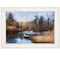 Homeroots Riverside 1 White Framed Print Wall Art 405552 - alternate 2
