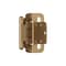 Amerock 3/8in 10mm Inset Self Closing Partial Wrap Champagne Bronze Cabinet Hinge, 1 Pair BPR7565CZ - alternate 1