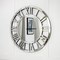 Homeroots 37" Silver Acrylic Silent Analog Round Wall Clock 635646 - alternate 4