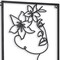 Homeroots 20" X 14" Black Metal Abstract Female Face Hanging Dimensional Sculpture 574023 - alternate 5