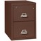 Fireking 2 Drawer, 2 Hr Fire & Impact Rated, Vertical, 32" depth Legal Brown 2-2130-2BR - alternate 1