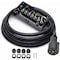 Epicord 7' 7-Way Trailer Cord with Conjunction Wire Box EXRV078-7X - alternate 2