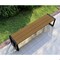 Newtechwood Garden Bench (Teak Seat) 72.44" US-18-BN-TK-KIT - alternate 3