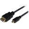 Startech.Com 3m Micro HDMI to HDMI Cable Adapter 4K HDADMM3M - alternate 1