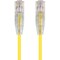 Monoprice Slim Cat6 Utp Network Cable, 6" Yellow 13512 - alternate 1