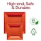 Smarty Had A Party 9.5" Burnt Orange Square Plastic Dinner Plates (120 Plates), 120PK 9909-CASE - alternate 3