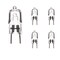 Bulbrite 50W Dimmable Clear T4 Bi-Pin GY8 Halogen Bulb, 5PK 860840 - alternate 1