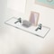 Fab Glass And Mirror Acrylic Shelf 6 x 36inces Chrome Bracket 3/4in Thickness Acrylic Pack of 1 AS19SC-6x36CH1P - alternate 3