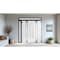 Vdomdoors Metal Double Doors Deux 1717 Gray Graphite Frosted Glass 1 Sidelight and Top Transom Entry Modern P DEUX1717DEXD-GRE-W72+12xH80+12-LH-I - alternate 3