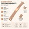 Elegani Rose Gold Classic Multi-Link Stainless Steel Replacement Band Compatible with Apple Watch 49mm BJBF-RGD-49mm - alternate 2