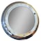 Homeroots 21" Silver Round Aluminum Framed Accent Mirror 364221 - alternate 1