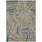 Homeroots 8' X 10' Taupe Blue And Beige Geometric Washable Indoor Outdoor Area Rug 594818 - alternate 4