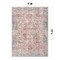 World Rug Gallery Vintage Distressed Machine Washable Area Rug 9 ft x 12 ft Red 6034 RED9X12 - alternate 3