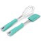 Martha Stewart Everyday Drexler 2 Piece Whisk and Spatula Tool Set in Turquoise 141054.02 - alternate 2