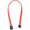 Rocstor PREMIUM 12IN 30CM SATA TO LEFT ANGLE 90 DEGREES SATA CABLE - SATA 3.0 6GBPS BA Y10C861-RD - alternate 2