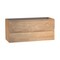 Homeroots 40" Oak Wood Freestanding Bathroom Vanity With White Sink And Two Drawers 627494 - alternate 1