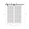 Sartodoors Sliding Closet Barn Bypass Doors with Frosted Glass White 48x96 (2* 24x96) Solid Core VEREGIO7455BBB-WS-4896 - alternate 2