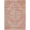 Homeroots 3' X 5' Coral And Pink Oriental Washable Indoor Outdoor Area Rug 603803 - alternate 3