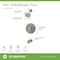 Symmons Elm Single Handle Wall Mounted Tub and Shower Trim Kit with Diverter Lever (Valve Not Included) 5592STN15TRM - alternate 2