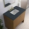 James Martin Vanities Hudson 36" Single Vanity, Honey Oak w/ 3 CM Charcoal Soapstone Silestone Top 435-V36-HNO-3CSP - alternate 4