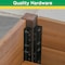 Miracle-Gro 2 x 4 x 2.3 ft Wrangler Brown/Cedar Wood Raised Garden Planter With Shelf MGWRPS2428 - alternate 5
