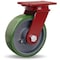 Hamilton Plate Caster, Swivel, Poly, 8 in., 2000 lb., Grn S-FM-8DB - alternate 1