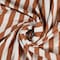 Homeroots 50" X 60" Orange Woven Cotton Striped Throw Blanket with Tassels 516555 - alternate 5