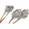 Unc Group Fiber Optic Patch Cable, Lc-Sc, 50 125 Multimode Duplex, Orange, 1M FJ5LCSC-01M - alternate 1