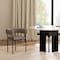 Manhattan Comfort Onda Metal Vegan Leather Dining Chair in Taupe DC1608-2 - alternate 1