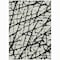 Homeroots 8' X 10' Black And Ivory Abstract Washable Indoor Outdoor Area Rug 614320 - alternate 3