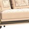 Homeroots 95" Beige Chenille Convertible Futon Sleeper Sofa And Toss Pillows With Storage 607080 - alternate 2