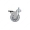 Richelieu Contemporary Furniture Caster, Swivel with Brake, with Threaded Stem, Light Gray 27583020502 - alternate 2