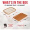 Bakken-Swiss Bakken Air Fryer Tray, 2-in-1 Nonstick Copper Crisper, Oven Safe, PFOA/PTFE-Free, 9.5inx13 BAKCRIP56 - alternate 2