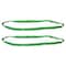 Mytee Products Round Sling 10 ft Green 5300# Vertical 4200 # Choker 10600 # Basket, 2PK RSL-10-5300x2 - alternate 1