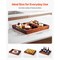 Vevor Serving Tray 17x12.2 Inch Acacia Food Serving Table Laptop Desk with Handles WB-XSM43315 - alternate 2